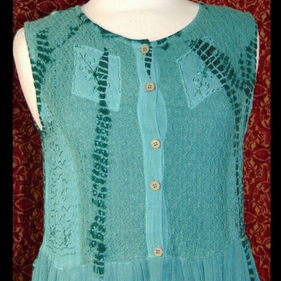 JAKARTA green sleeveless maxi dress S✨ - Picture 2 of 7